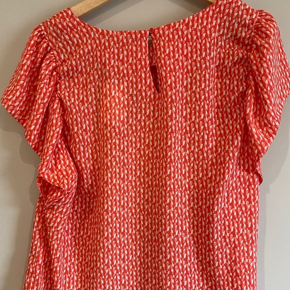NWT Pink Banana Republic Too with Flutter sleeves - Picture 4 of 5